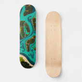 Futuristic Marshlands Persoonlijk Skateboard (Voorkant)