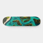 Futuristic Marshlands Persoonlijk Skateboard (Horizontaal)