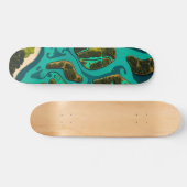 Futuristic Marshlands Persoonlijk Skateboard (Horizontaal)