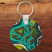 Futuristic Marshlands Sleutelhanger (Voorkant)