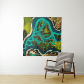 Futuristic Marshlands Wandkleed (In Situ (horizontaal))
