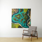 Futuristic Marshlands Wandkleed (In situ)