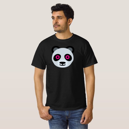 Futuristic Panda  Customisable Colour Festival T-S T-shirt (Voorkant volledig)