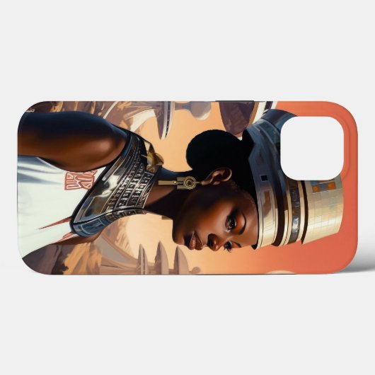 Futuristic Queen Afrofuturistic Science Fiction Case-Mate iPhone Case (Achterkant (horizontaal))