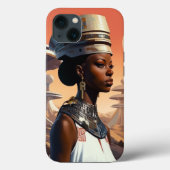 Futuristic Queen Afrofuturistic Science Fiction Case-Mate iPhone Case (Achterkant)