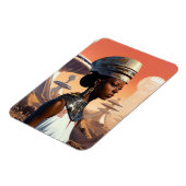 Futuristic Queen Afrofuturistic Science Fiction Magneet (Linkerzijde)