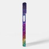 Futuristic Rainbow Pixel Sparkle Gradient Luxury M Case-Mate iPhone Case (Achterkant / Rechts)