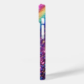 Futuristic Rainbow Pixel Sparkle Gradient Luxury M Case-Mate iPhone Case (Achterkant / Links)