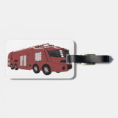 Futuristic Red Sci-Fi Command Vehicle Bagagelabel (Achterkant horizontaal)