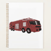 Futuristic Red Sci-Fi Command Vehicle Planner (Voorkant)