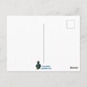 Futuristic Robot Bartender "Shaken or Stirred" Briefkaart (Achterkant)