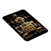 Futuristic Robot Bartender "Shaken or Stirred" Magneet (Rechterzijde)