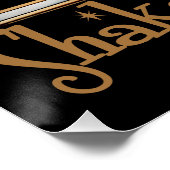 Futuristic Robot Bartender "Shaken or Stirred" Perfect Poster (Hoek)