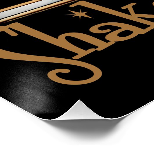 Futuristic Robot Bartender "Shaken or Stirred" Perfect Poster (Hoek)