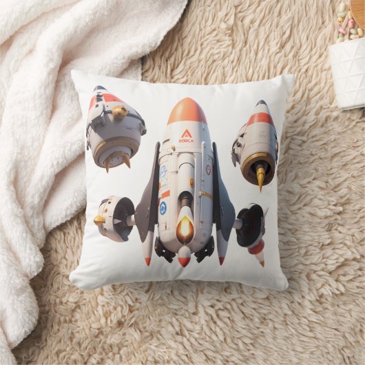 Futuristic Spacecraft Design Detachable Modules Kussen (Deken)