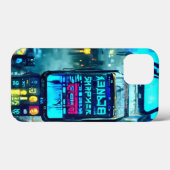 Futuristic Spooky Cyberpunk Steampunk Flip-Phone Case-Mate iPhone Case (Achterkant (horizontaal))