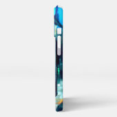 Futuristic Spooky Cyberpunk Steampunk Flip-Phone iPhone Hoesje (Linkerkant)