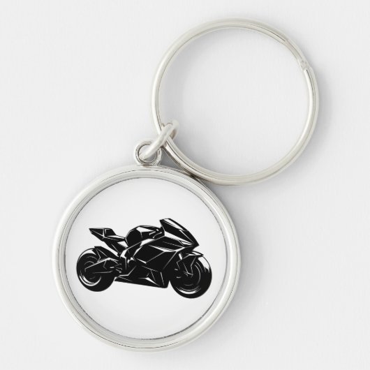 Futuristic Sport Motorcycle Design Sleutelhanger (Voorkant)