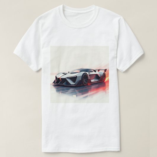 Futuristic Sports Car – Sleek AI-Generated Design  T-shirt (Design voorkant)