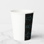 Futuristic Tech Arrow Circuit Design Papieren Bekers (Rechts)