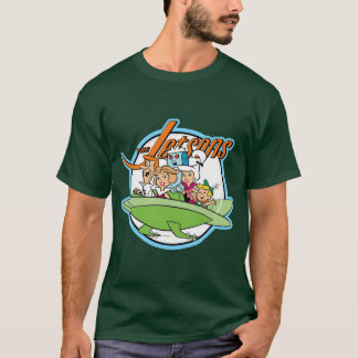 Futuristic toon Family in Vintage Flying T-shirt