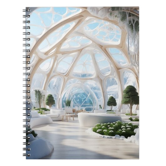 Futuristic town notitieboek (Voorkant)