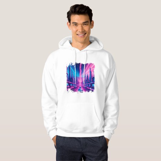 Futuristic Trip Hoodie (Voorkant volledig)
