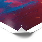 Futuristic Urban Skyline at Sunset Poster (Hoek)