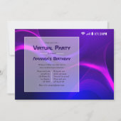 Futuristic virtuele-vaderdag kaart (Voorkant)