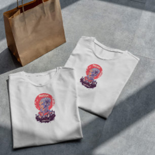 Futuristic Woman Cyber Urban T-shirt