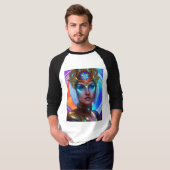 Futuristic Woman Top T-Shirt (Voorkant volledig)