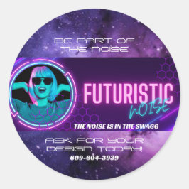 FuturisticNOISE Sticker
