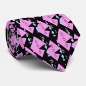 Futuristik Diamond Pattern-Stropdas Stropdas (Opgerold)