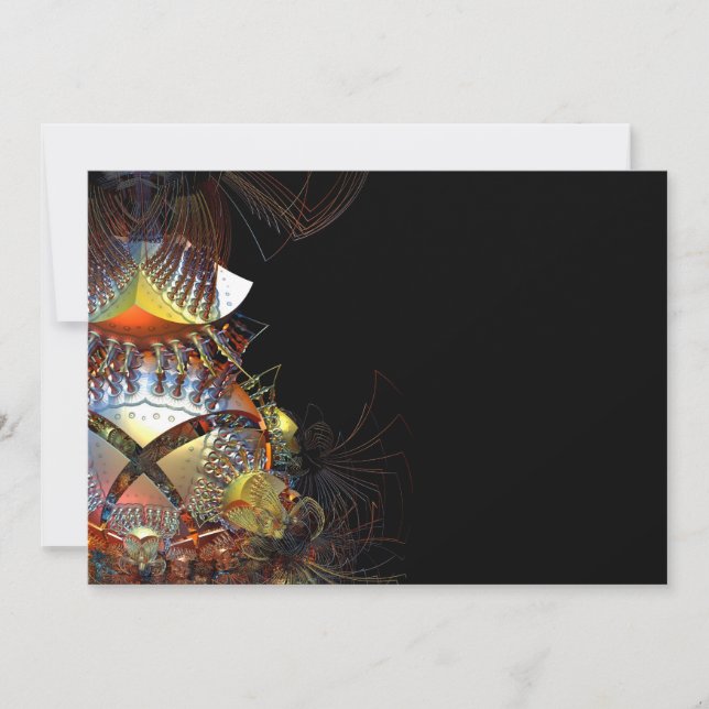 Futuristisch 3D fractal (Voorkant)