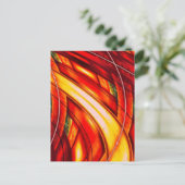 Futuristisch Abstract Briefkaart (Staand voorkant)