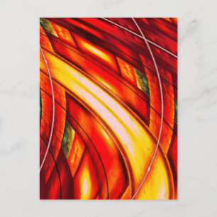 Futuristisch Abstract Briefkaart