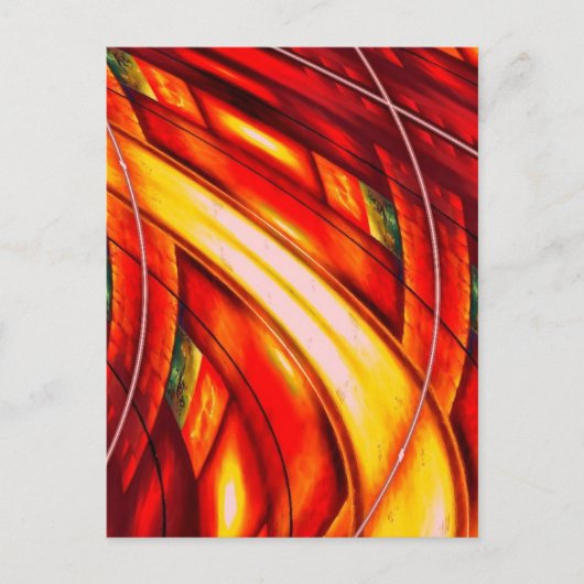 Futuristisch Abstract Briefkaart (Voorkant)