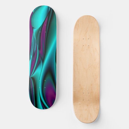 Futuristisch, Abstract Persoonlijk Skateboard (Voorkant)