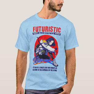futuristisch   Anime Design   Casual T-shirt