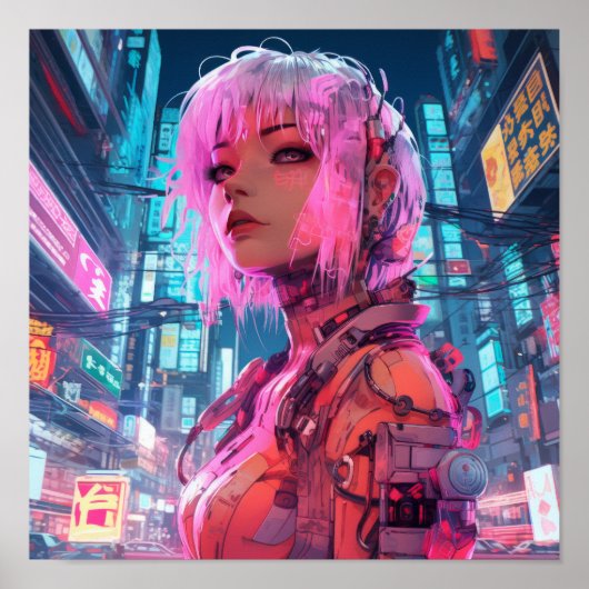 Futuristisch Art Poster: Ludo Ne Agni Omotel in de Poster (Voorkant)