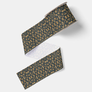 Futuristisch bladpatroon grosgrain lint