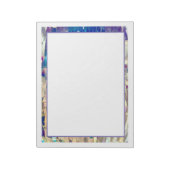 Futuristisch Blauwgroen Notitieblok (Linkerzijde)