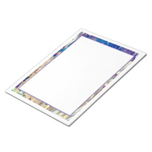 Futuristisch Blauwgroen Notitieblok