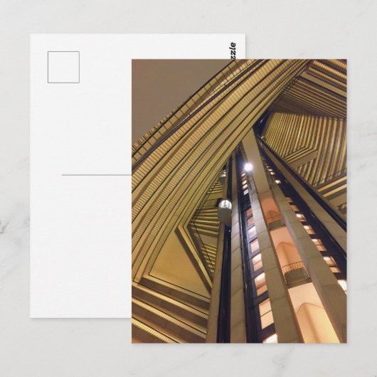 futuristisch briefkaart (Voorkant / Achterkant)