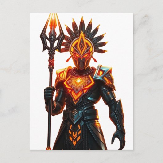 futuristisch Briefkaart (Voorkant)