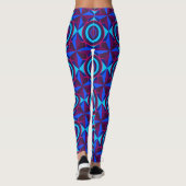 futuristisch caleidoscooprooster leggings (Achterkant)