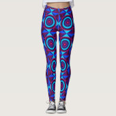futuristisch caleidoscooprooster leggings (Voorkant)