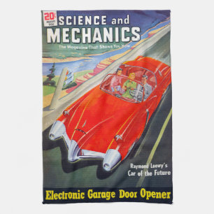 FUTURISTISCH CAR-ONTWERP VAN 1950 THEEDOEK