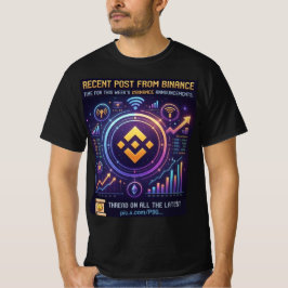 Futuristisch Crypto Handelsanalyse Grafiek T-Shirt