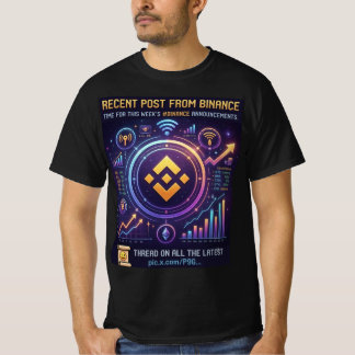 Futuristisch Crypto Handelsanalyse Grafiek T-Shirt